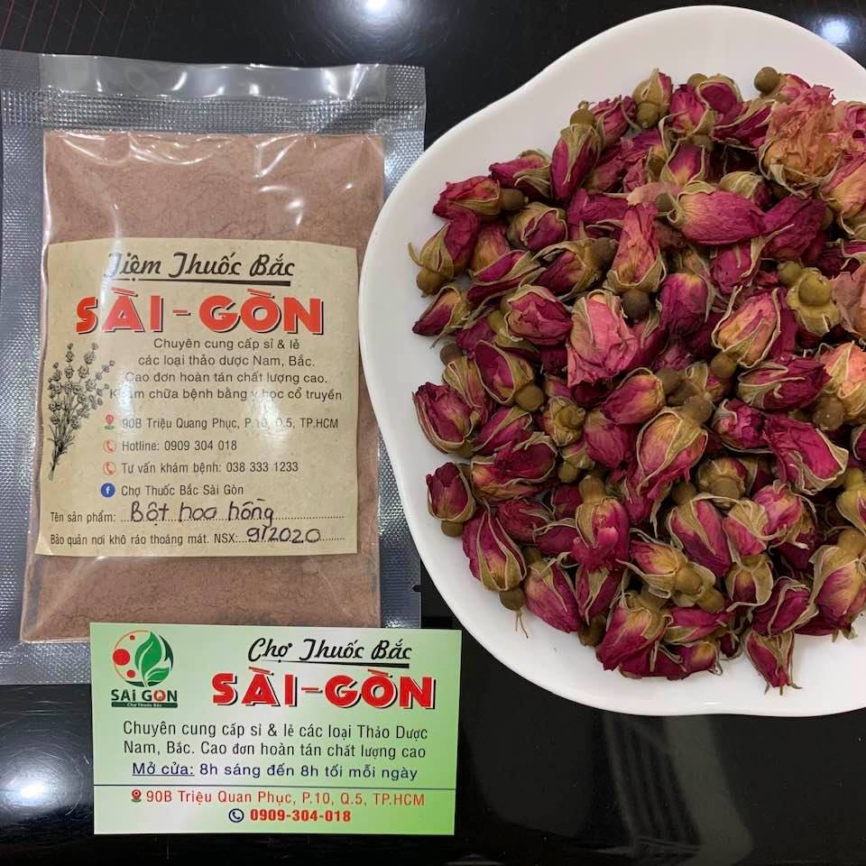 [HCM]Bột Hoa Hồng Nguyên Chất 100g