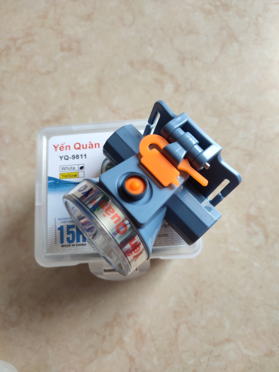Đèn đội đầu yến quân chính hãng yq - 9811, ánh sáng trắng