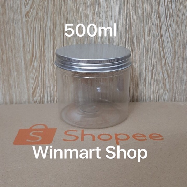 Hũ nhựa nắp nhôm 250ml - 500ml