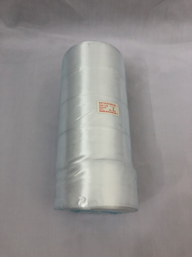 Ruy băng lụa trơn  4cm/cuộn