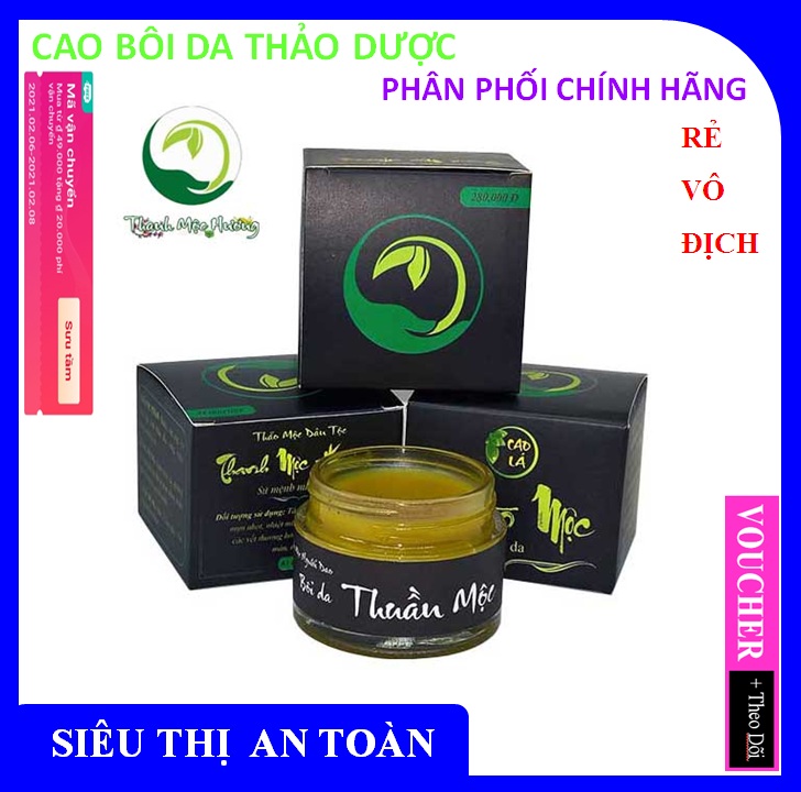 [ Phân phối chính hãng Giá SỈ ] Cao lá bôi da Thuần Mộc - Thanh Mộc Hương