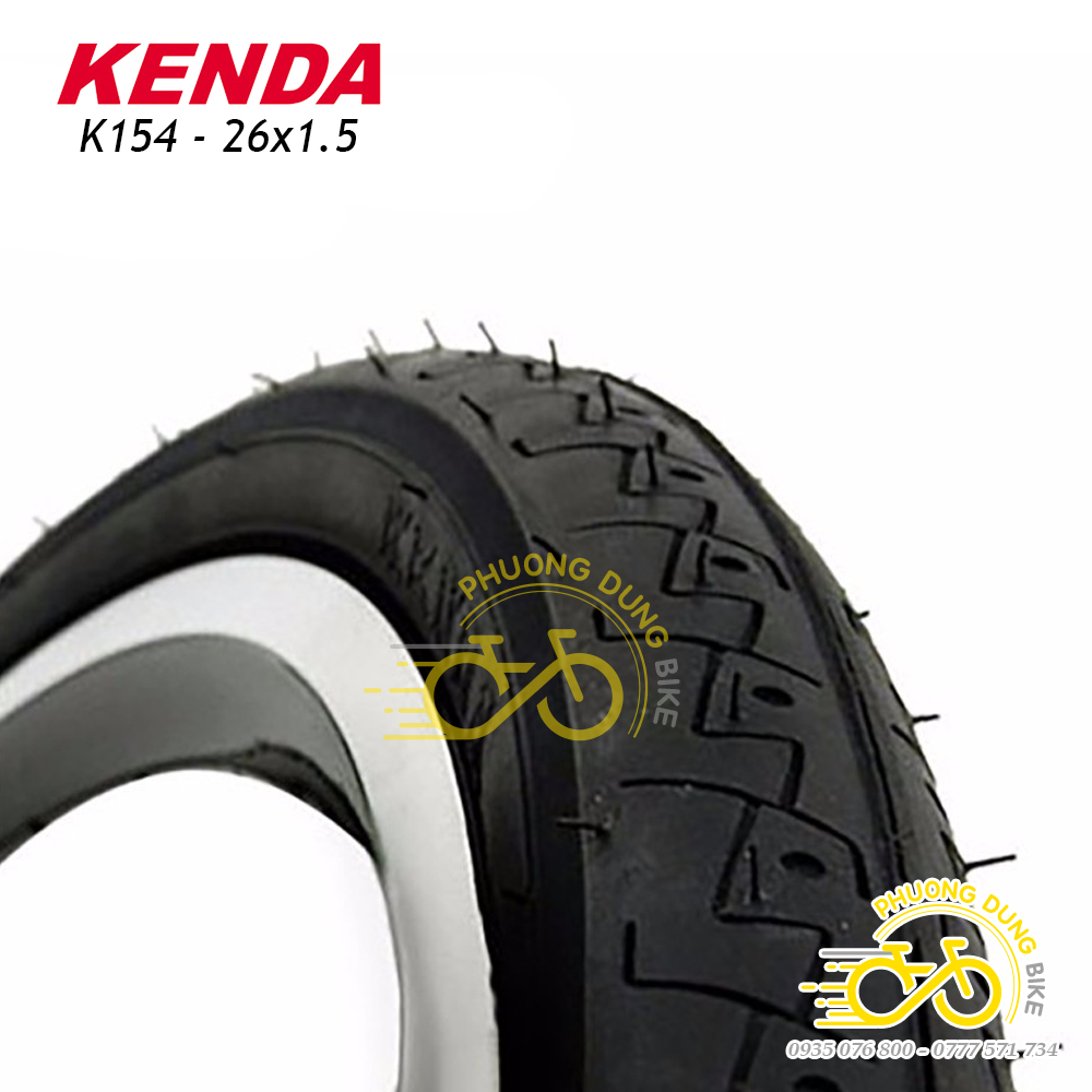 Lốp (Vỏ) xe đạp MTB KENDA VN K154 26x1.5 - 1 Cái