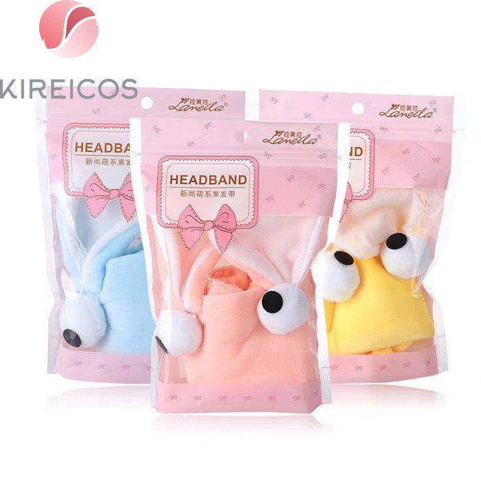 [HCM]Băng Đô Tai Thỏ Cài Tóc Rửa Mặt C0827 - kireicos
