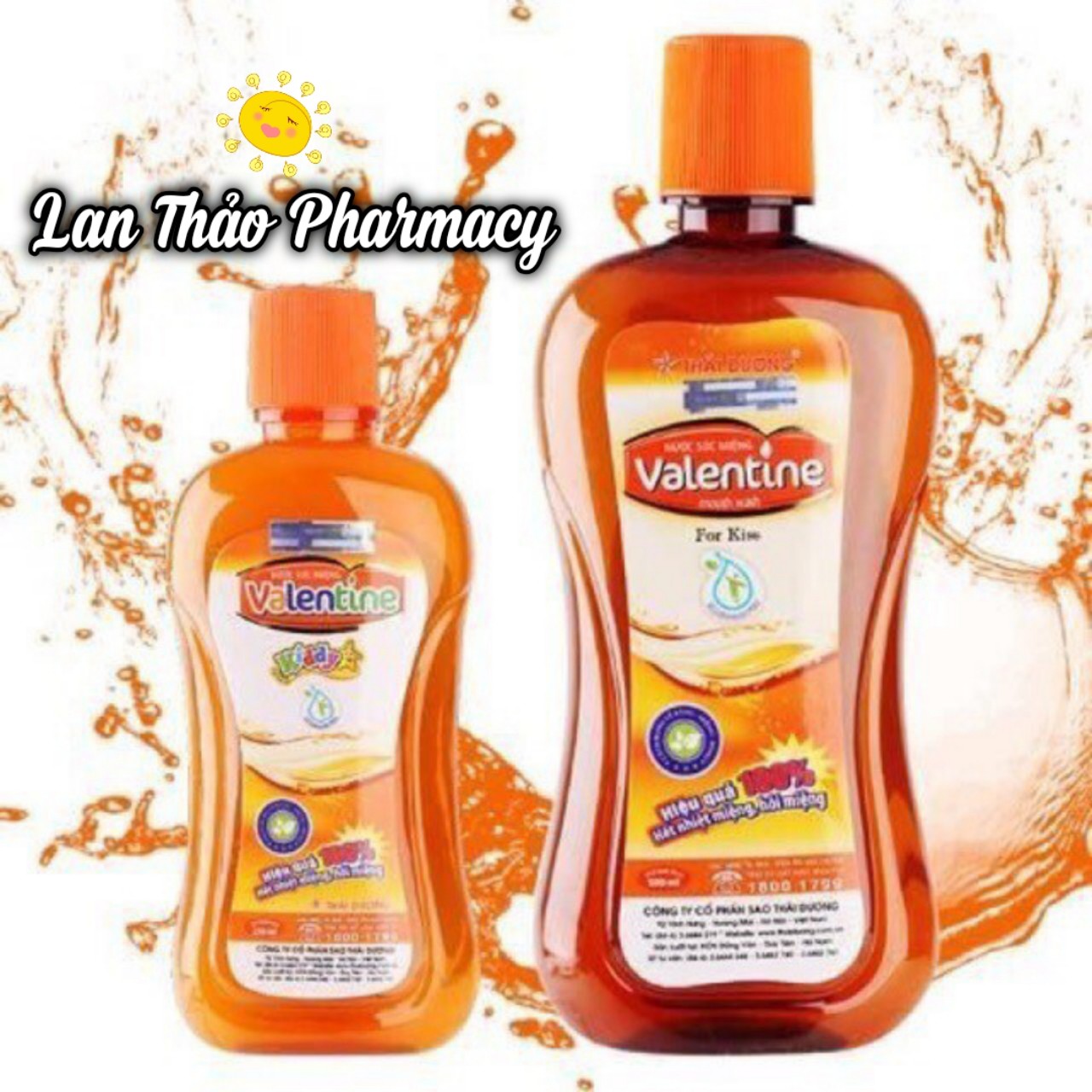 NƯỚC SÚC MIỆNG THÁI DƯƠNG DÀNH CHO TRẺ EM CHAI 250ML