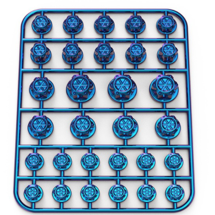 Chụp Ốc Xi Titan Trang Trí Xe Máy [ 1 Bộ 30 cái ]