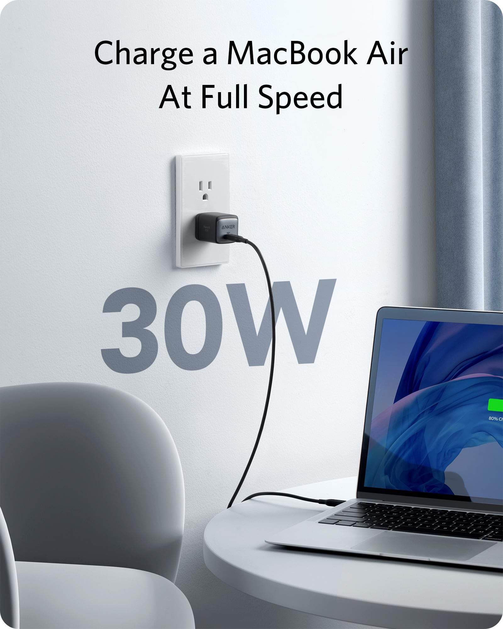 Củ Sạc Anker NANO 2 30w IQ 3.0 và PD/PPS - A2665 (Bảo Hành 18T)