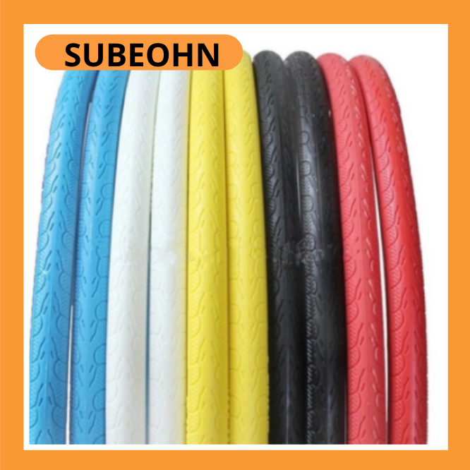 Lốp xe đạp đặc không săm 700x23c màu đen