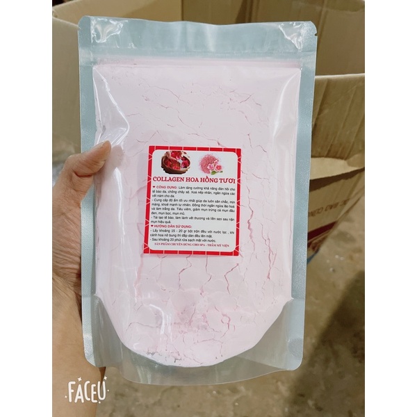 1Kg Mặt Nạ Dẻo Hoa Hồng