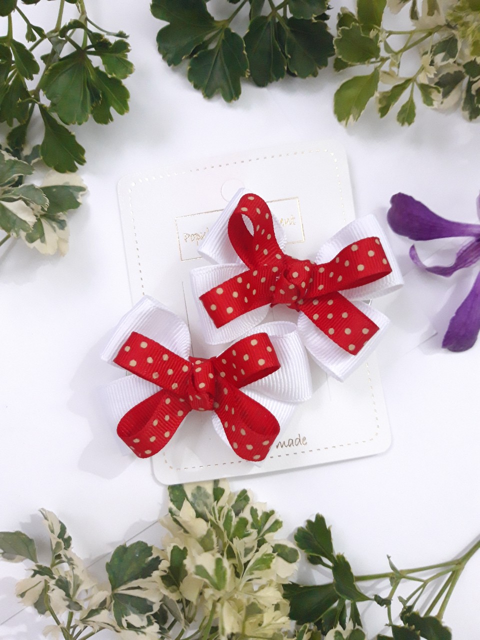 Set 2 cái kẹp tóc/ cột tóc siêu xinh cho bé.(kẹp/ cột tóc bền chắc)
