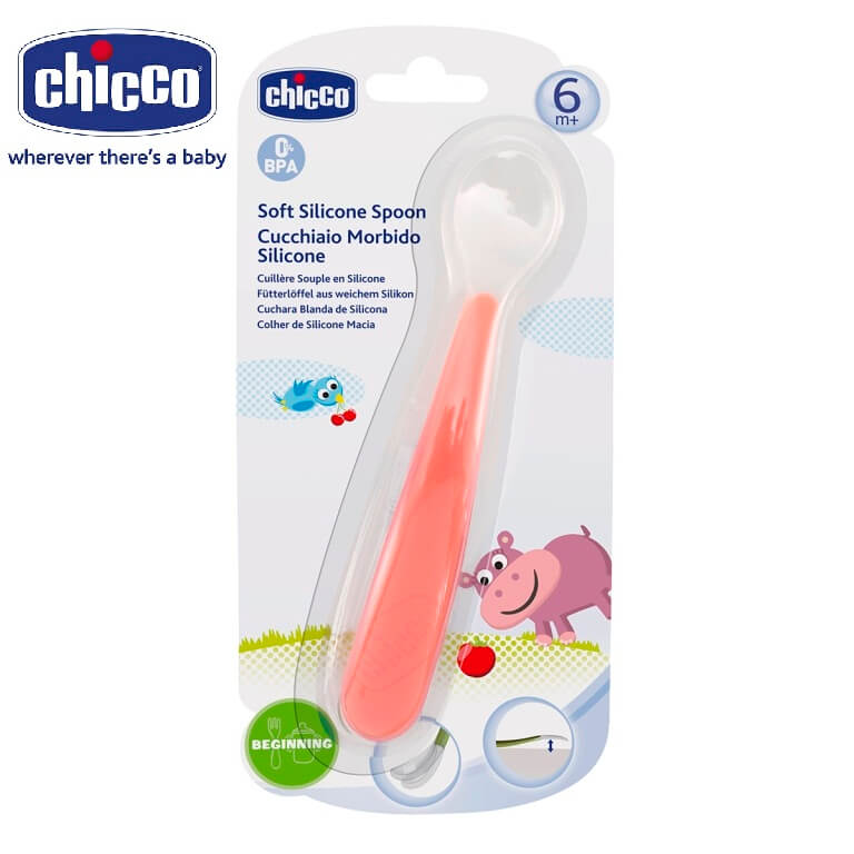 Thìa ăn dặm Silicon Chicco