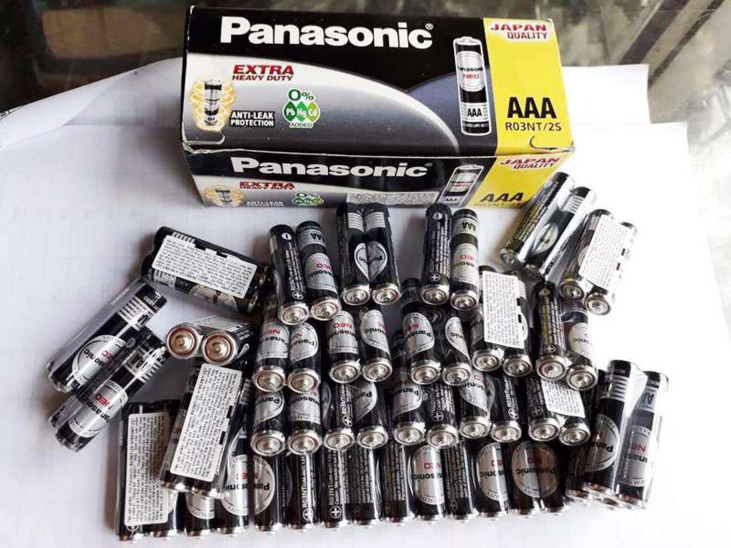 Pin AAA Panasonic R03NT/2S, Pin Panasonic Đen ( 30 Viên )