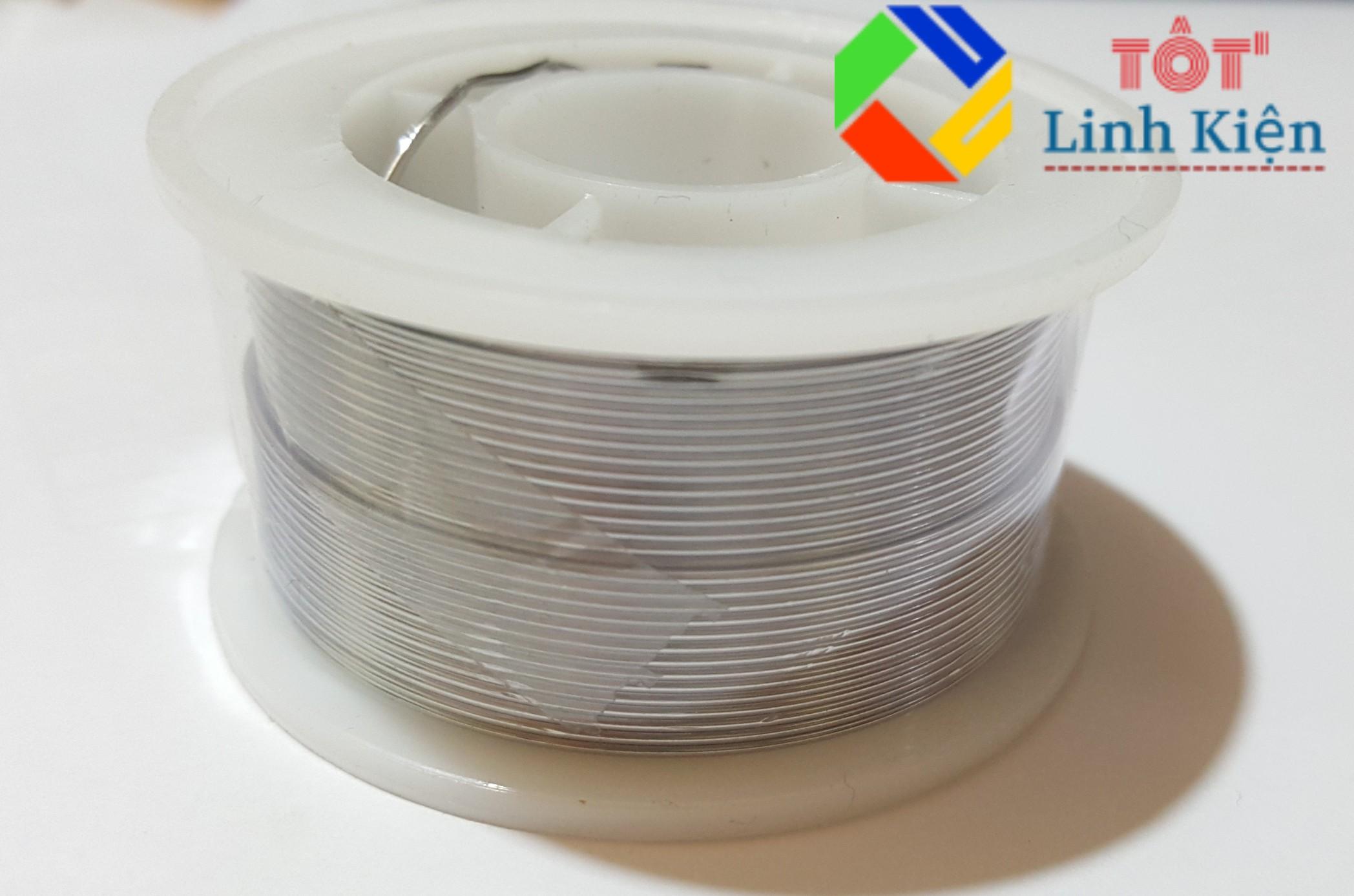 Cuộn thiếc hàn 0.8mm loại tốt 50gr và 100gr