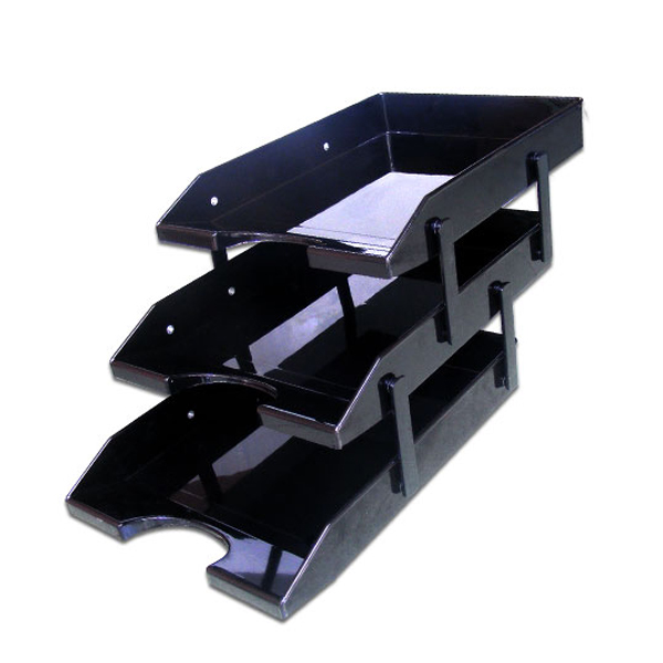 Khay Đựng Hồ Sơ Xukiva 3 Tầng Trượt Mica 180-3 (Mẫu Màu Ngẫu Nhiên)