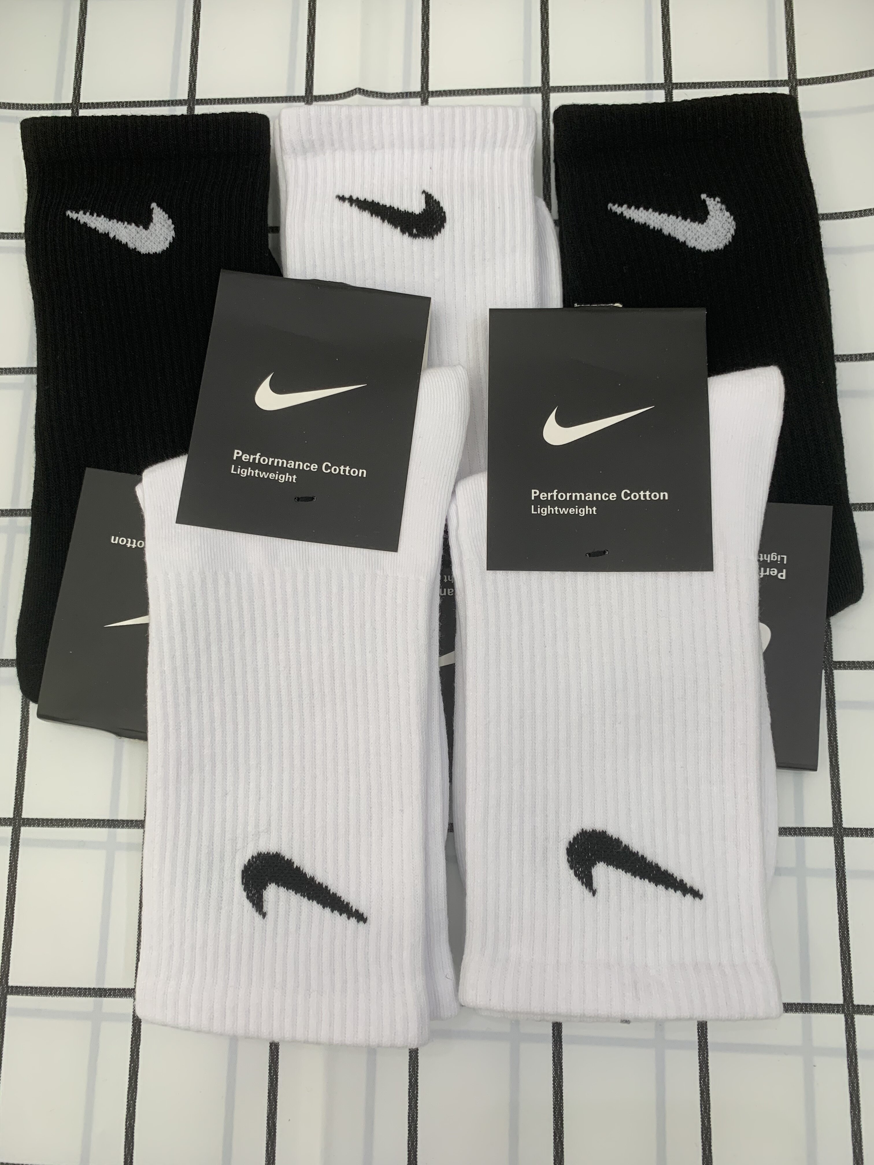 [HCM]Combo 5 vớ Nike basic thể thao cổ cao