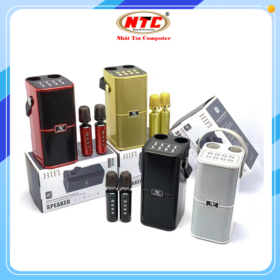 Karaoke Speaker Bluetooth Su yosd ys-218 attached 2 wireless microphone, CS 20W, compact
