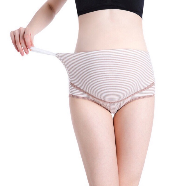 QUẦN CHIP BẦU COTTON CẠP CAO