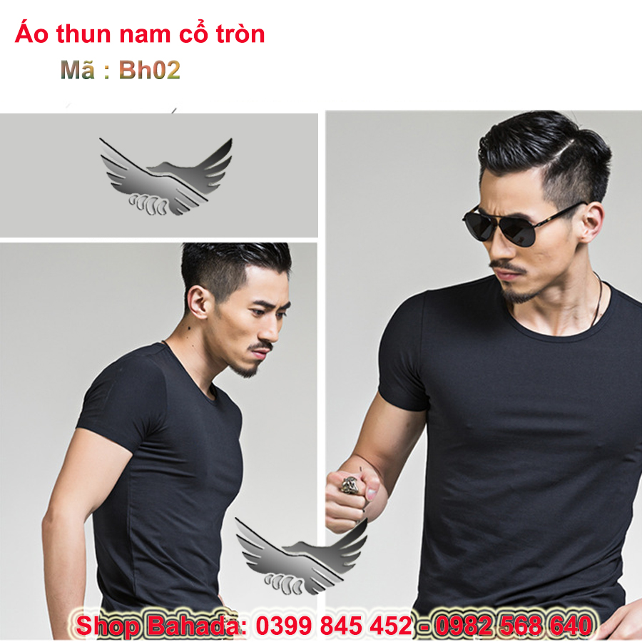 [HÀNG HOT] Áo thun nam fashion màu đen