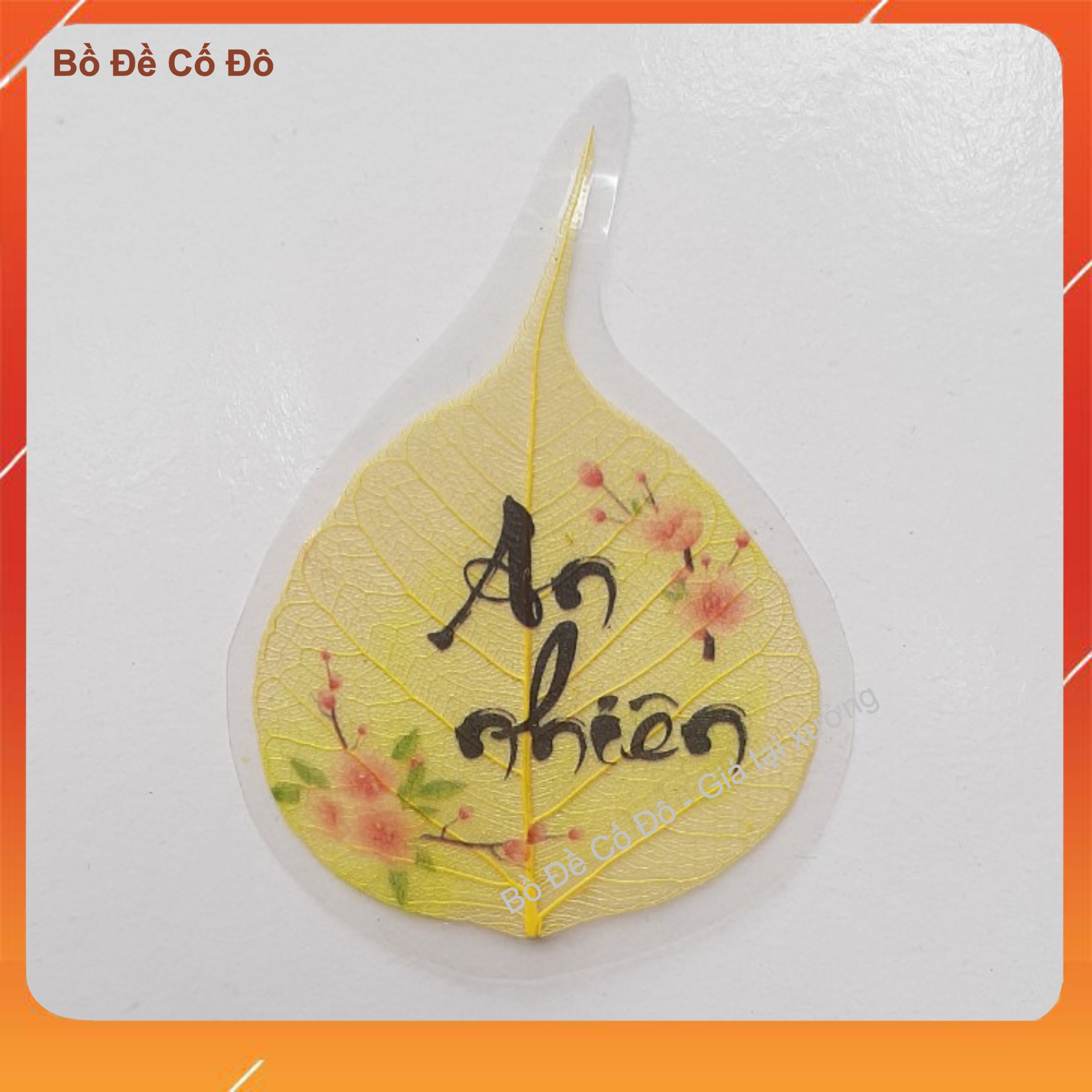 Lá bồ đề chữ an nhiên
