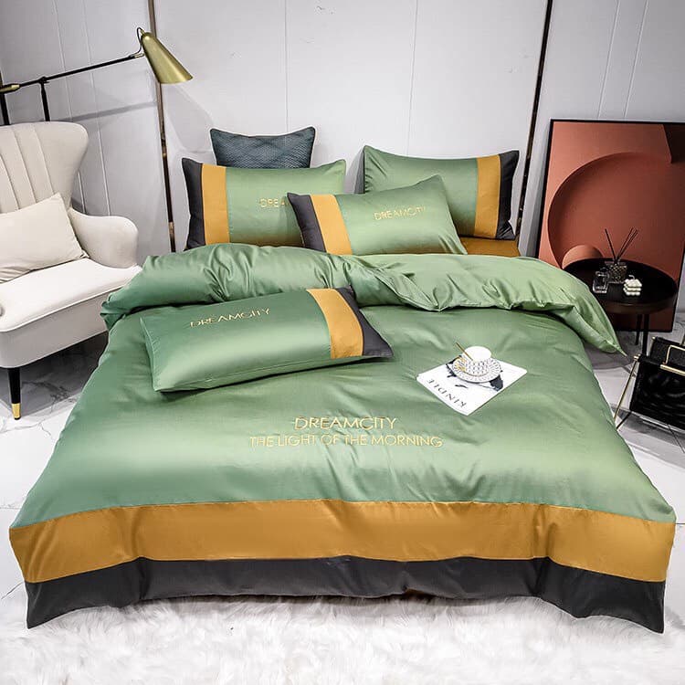 BỘ CHĂN GA GỐI LỤA TENCEL DREAM HOME (MS01)