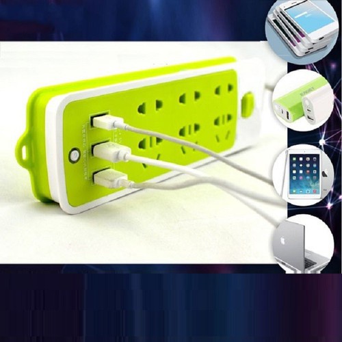 Ổ Cắm Điện Đa Năng Kiêm Cổng Sạc USB