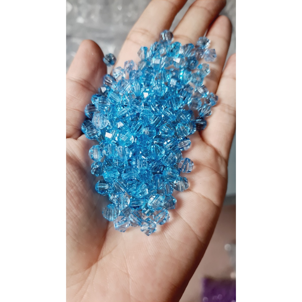 Hạt cườm góc mới 6mm làm rèm trang trí handmade