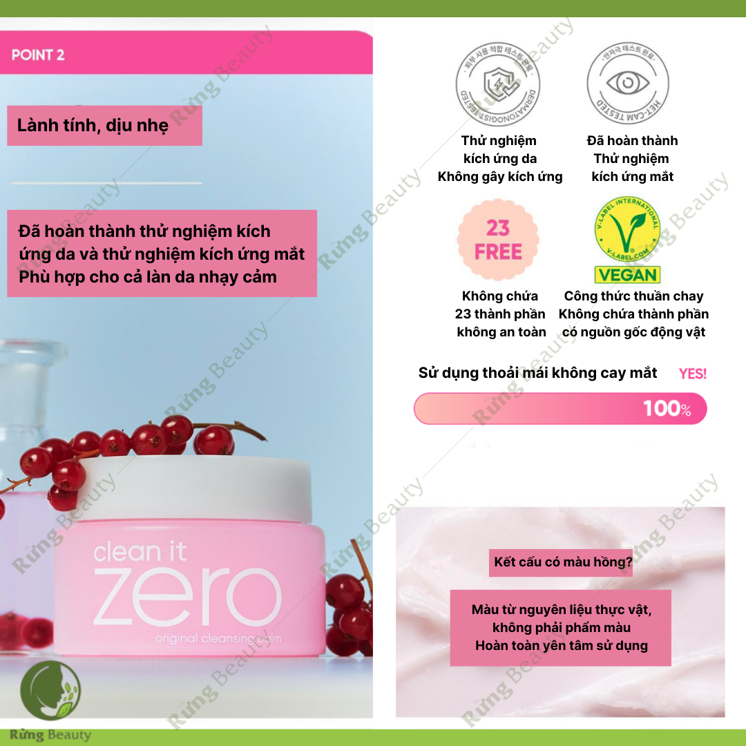 SÁP TẨY TRANG BANILA CO CLEAN IT ZERO #Cleansing_palm_original 100ML/180ML