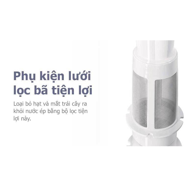 Máy xay sinh tố Philips HR2118 2.0L (Trắng) - Hàng Nhập Khẩu