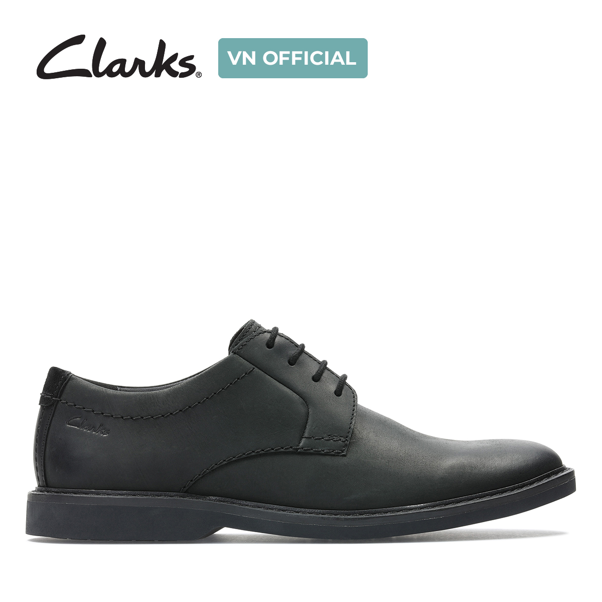 Clarks Men's Leather Western Shoes - Atticus Ltlace