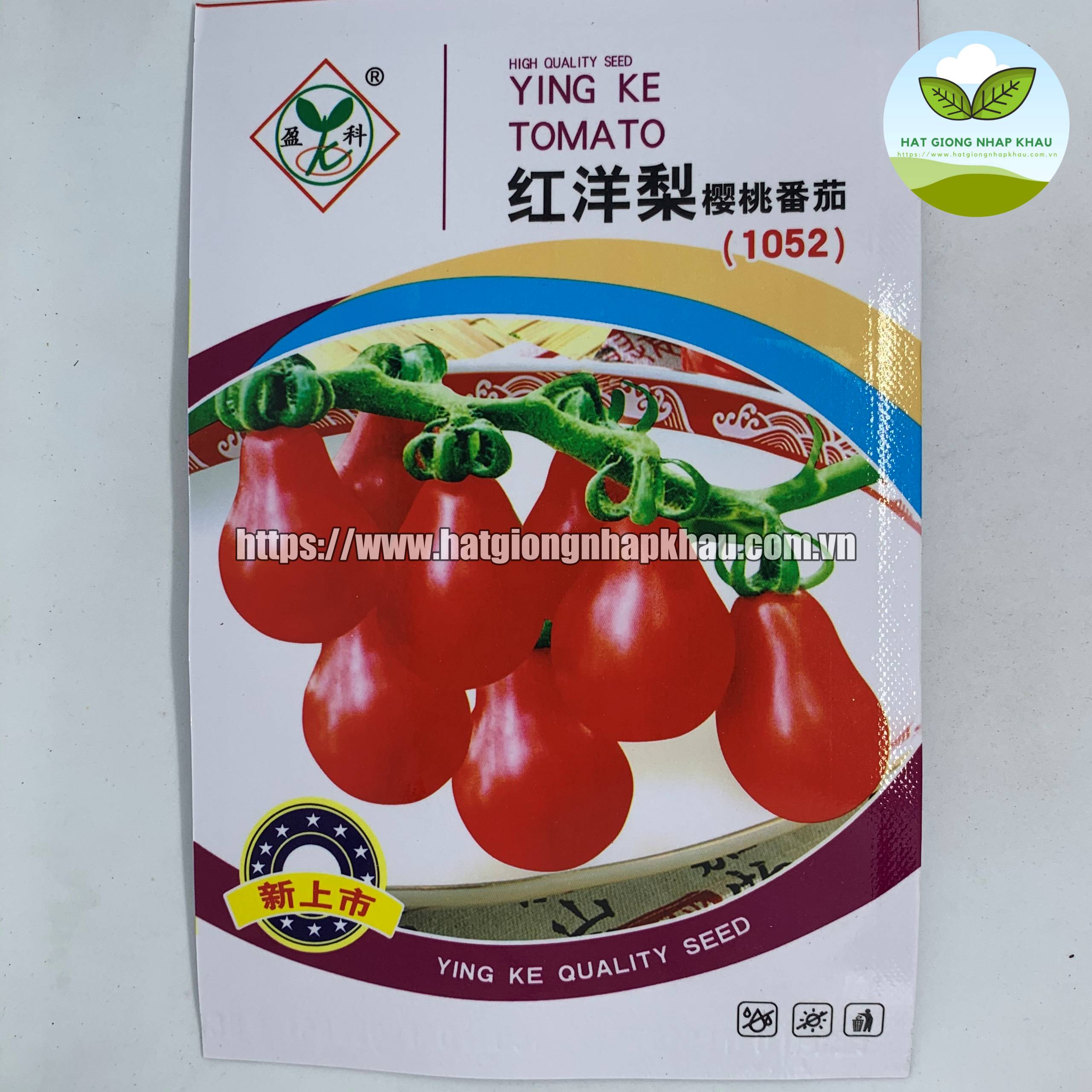 Hạt giống cà chua chùm lê đỏ . 2 gr/gói