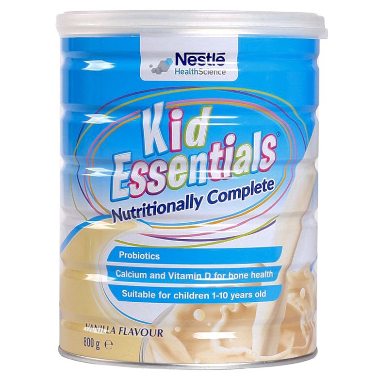 [HCM]Sữa Kid Essentials Nestle Cho Trẻ Biếng Ăn 800G (1-10 tuổi)