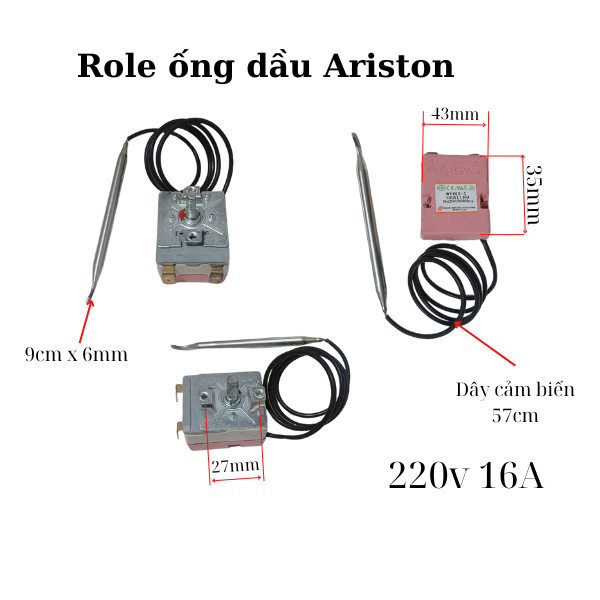 Role bình nóng lạnh ariston