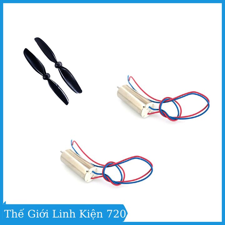 Động Cơ Máy Bay Coreless 8520+Cánh 75mm (1 Đôi )