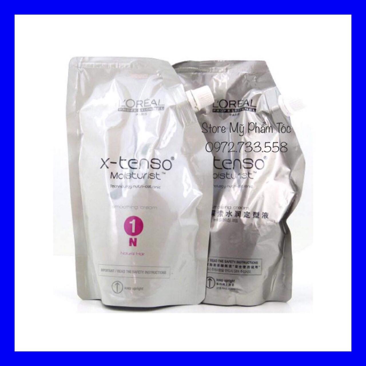 Cặp Thuốc Uốn Chuyên Nghiệp L oreal X Tenso 400ml x 2