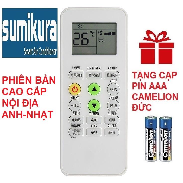 Remote điều khiển máy lạnh máy điều hòa sumikura mẫu 6