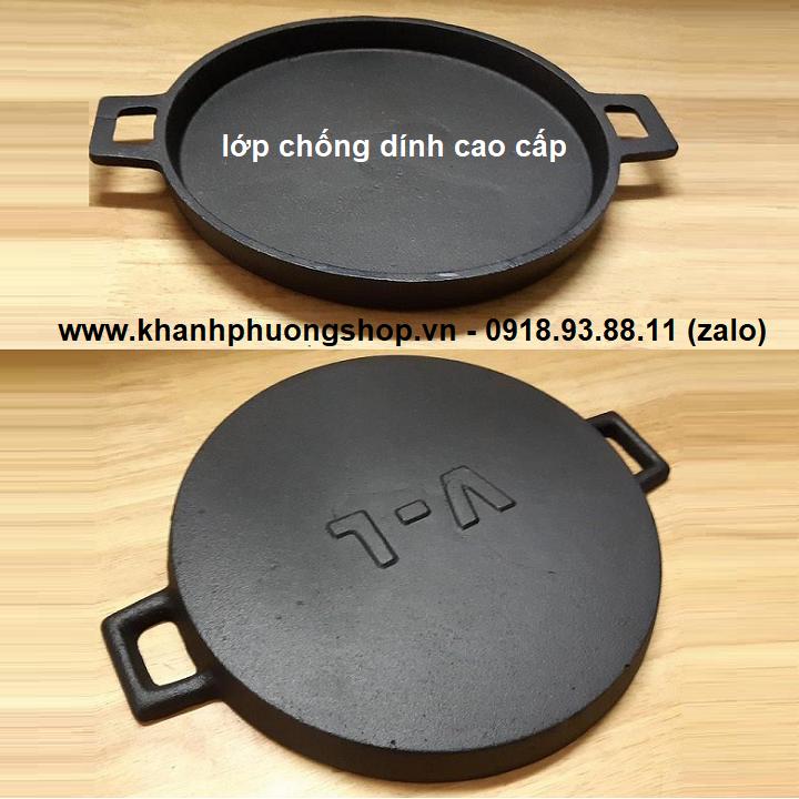 [HCM]chảo gang đổ bánh xèo - chảo gang đổ bánh xèo miền trung