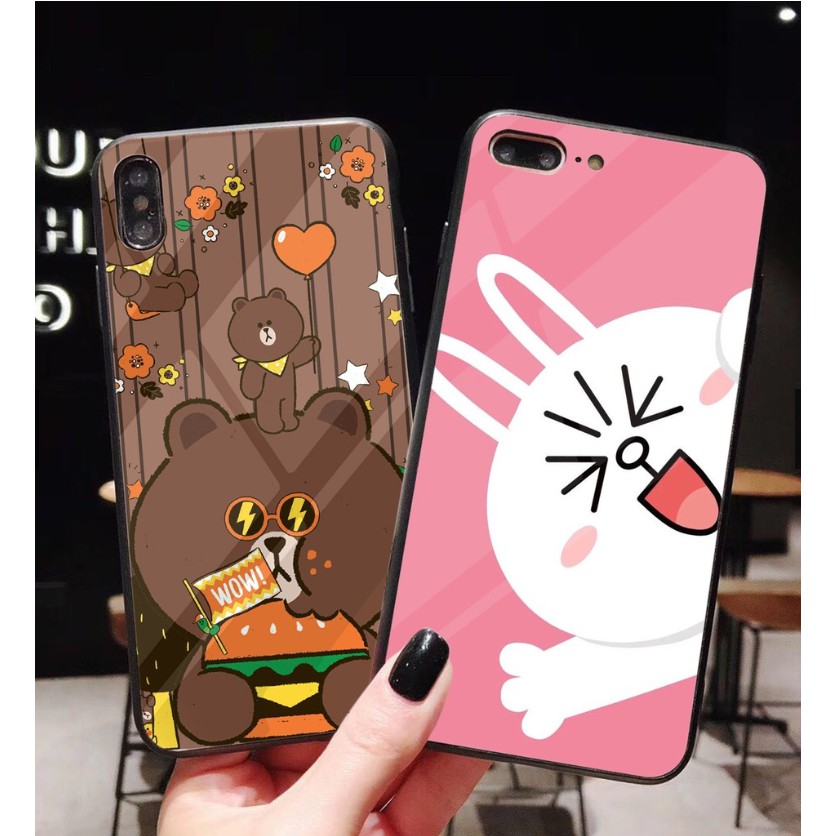 Ốp iphone - Ốp lưng thỏ in hình cute 5/5s/6/6s/6plus/6s plus/7/8/7plus/8plus/x/xs/xs max/11/11pro max