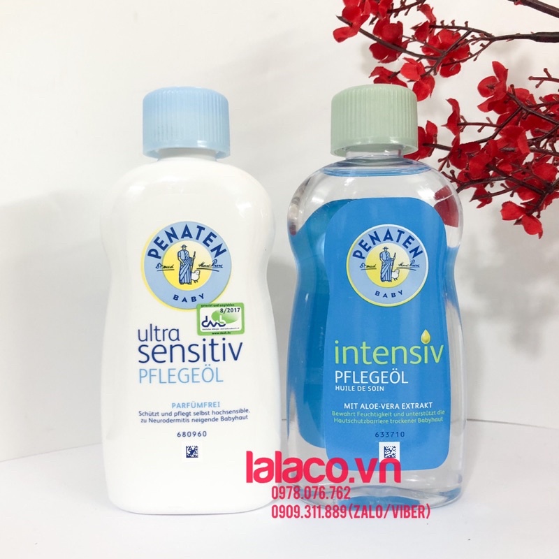 Tinh dầu Massage Penaten cho bé 200ml - Hàng Đức