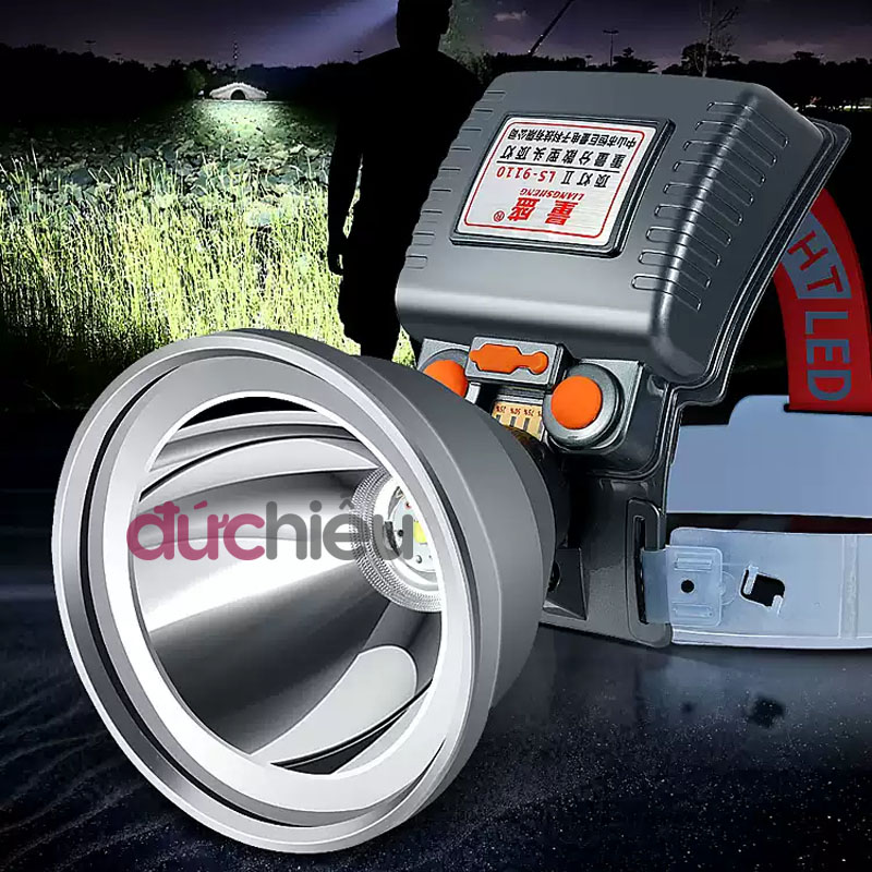 Đèn Pin Đeo Đầu Siêu Sáng Chống Nước ĐỨC HIẾU Dung Lượng Lớn