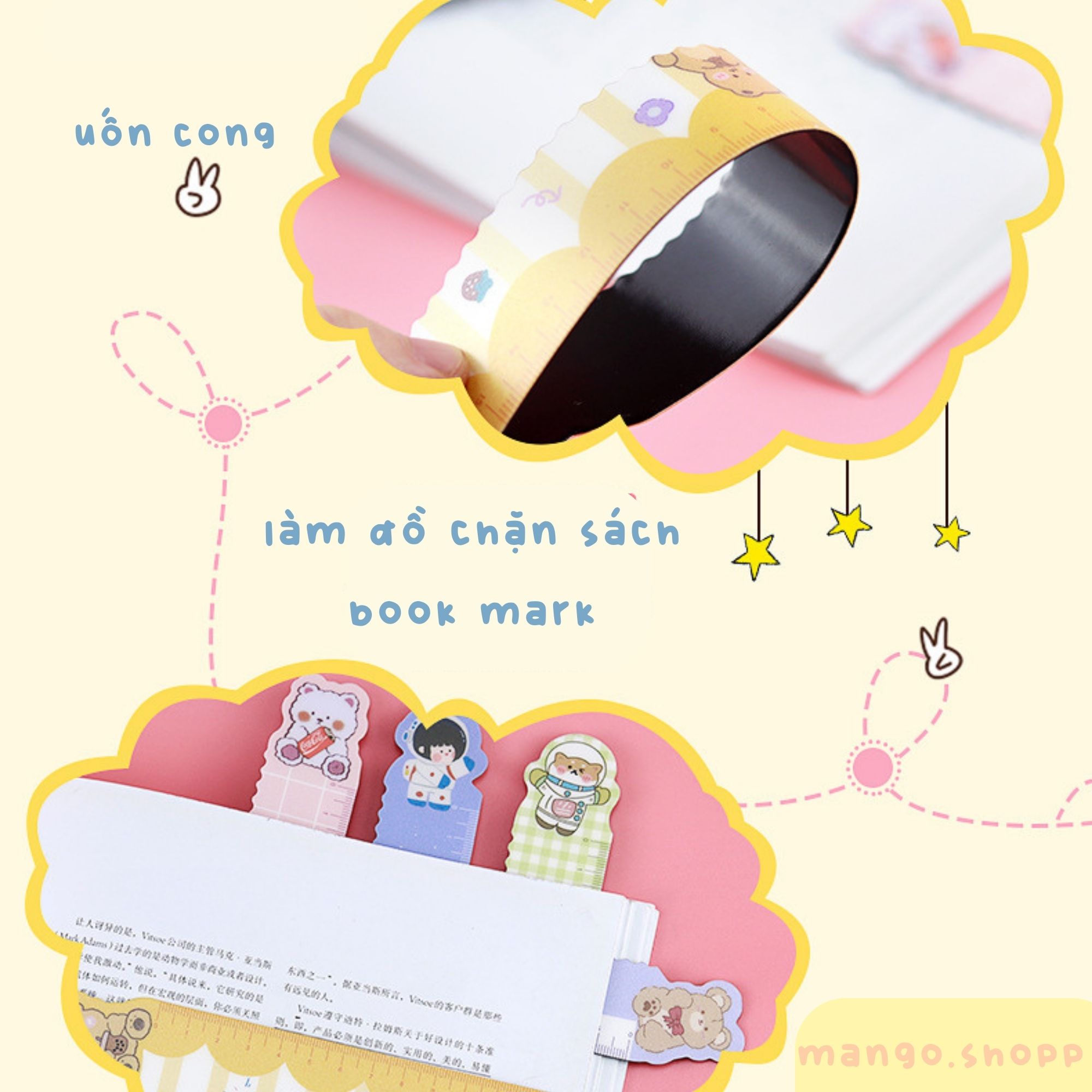 Thước kẻ dẻo có nam châm