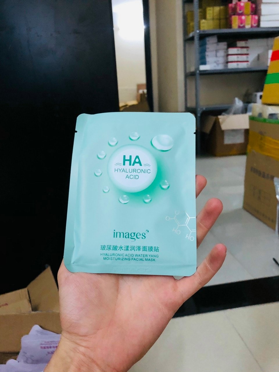 10 miếng mặt nạ HA cấp ẩm dưỡng da