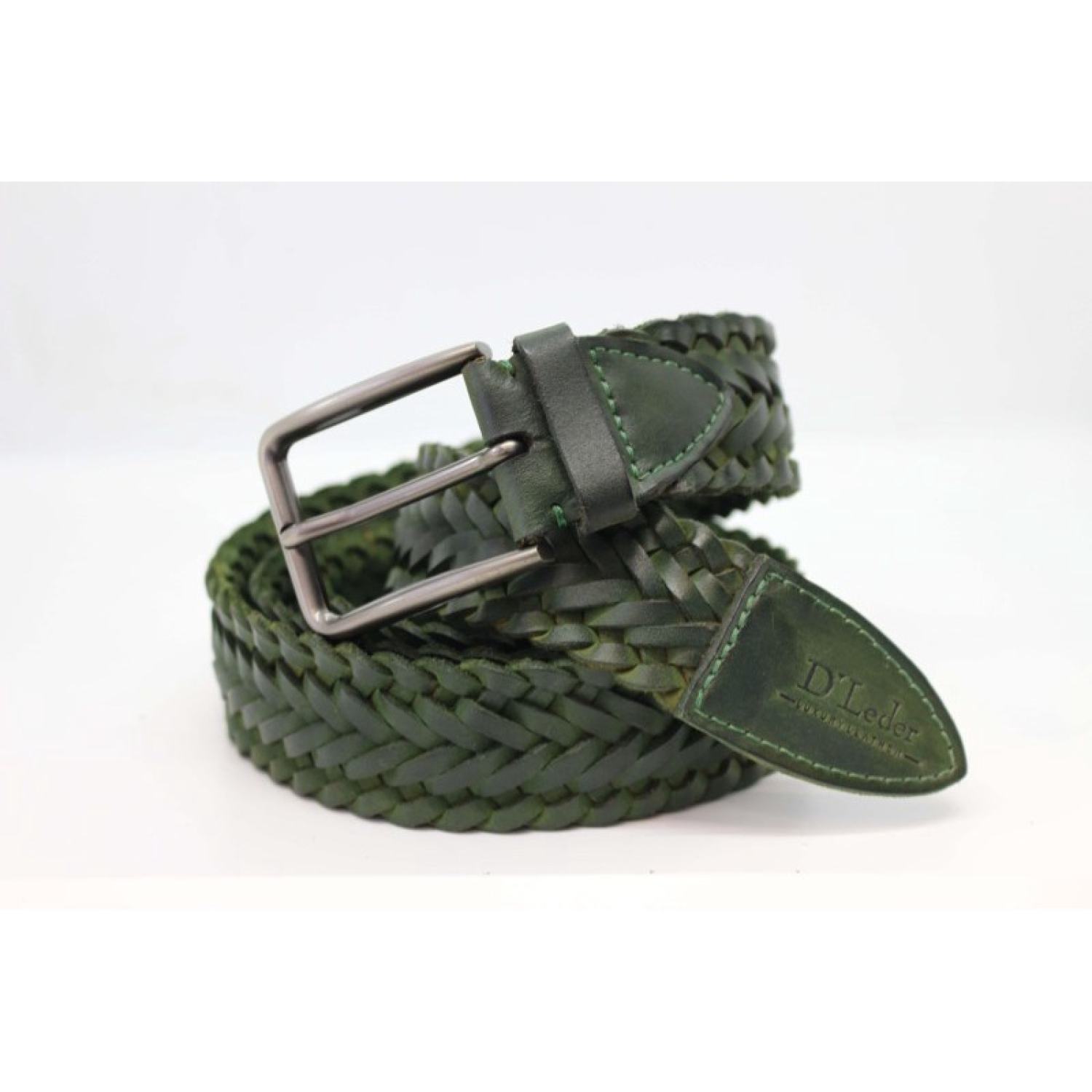 Thắt Lưng Da  Đan Cao Cấp Thương Hiệu D'leder (DL)