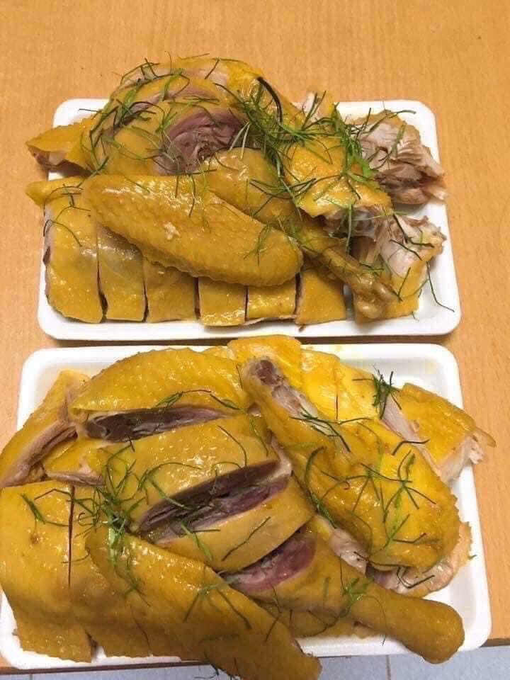 Gà Ủ Muối, Gà Hun khói