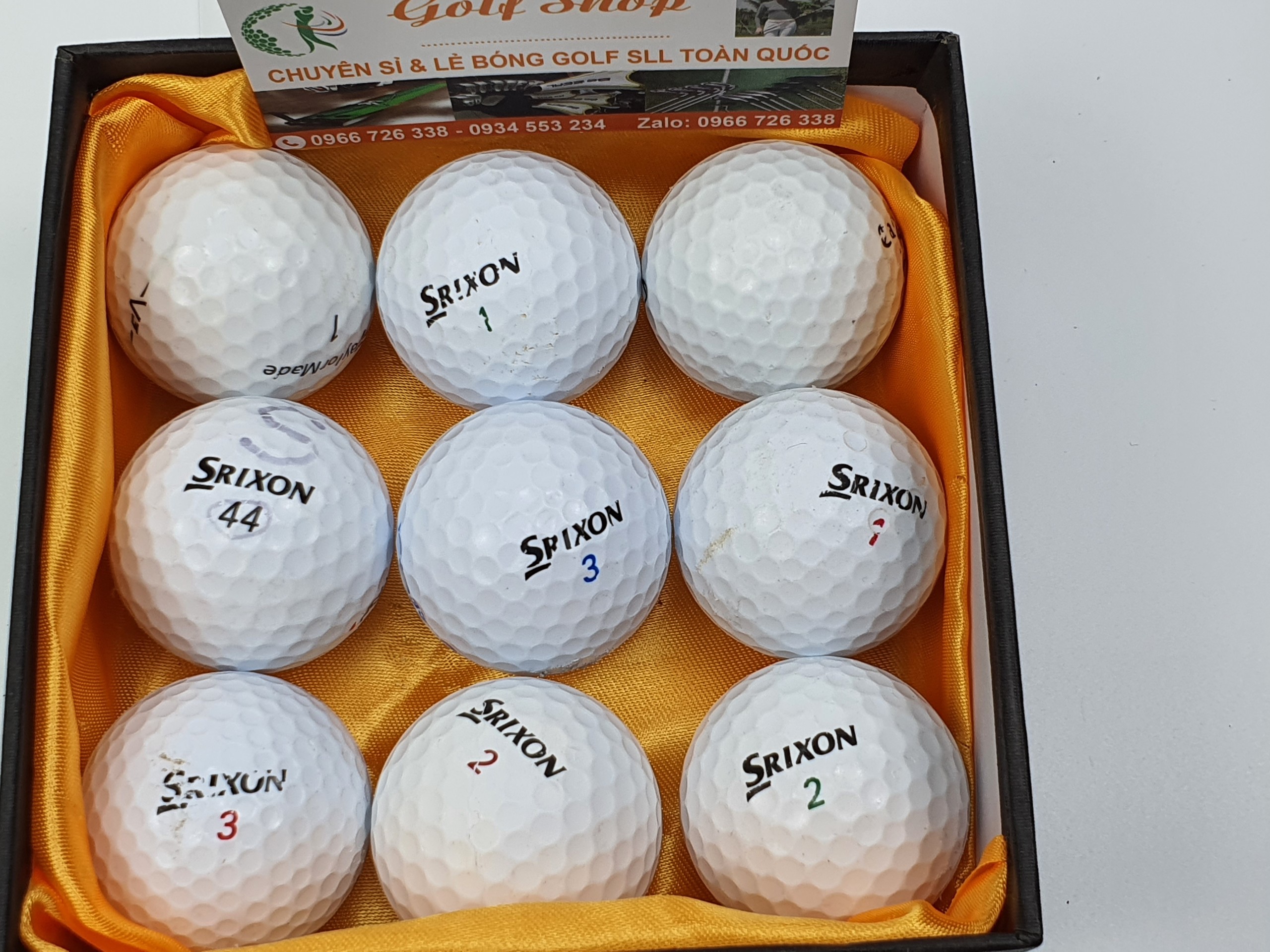 Combo 10 Bóng Golf - Bóng Golf Các Thương Hiệu .