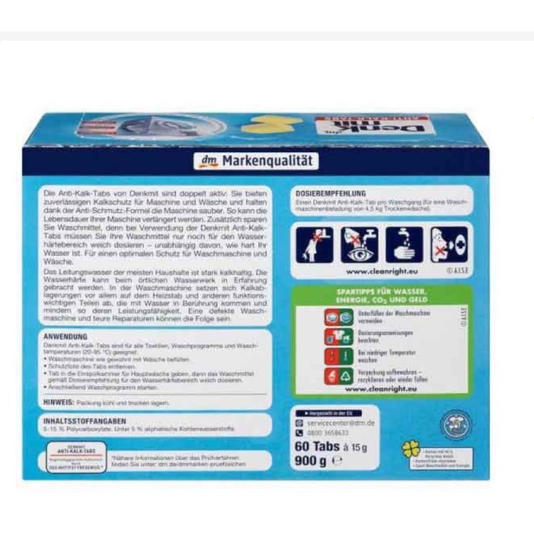 hàng đức viên tẩy lồng máy giặt Denkmit