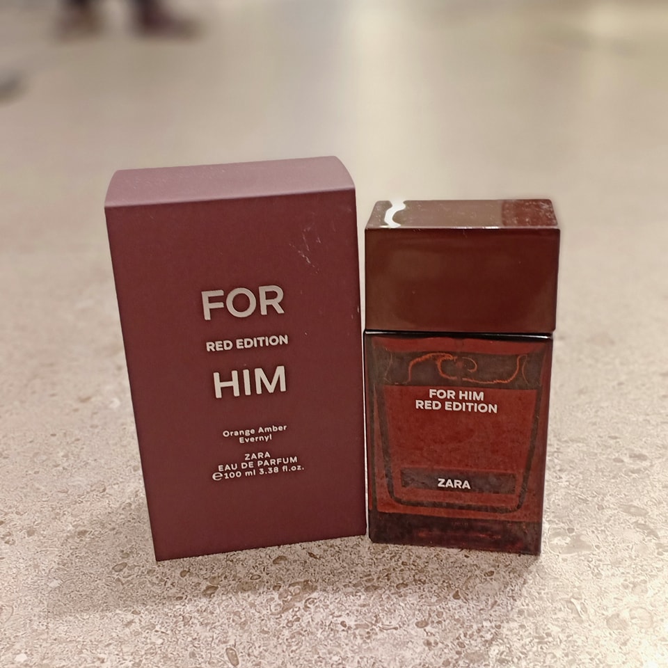 Nước Hoa Nam ZARA FOR HIM RED EDITION 100ML -N2