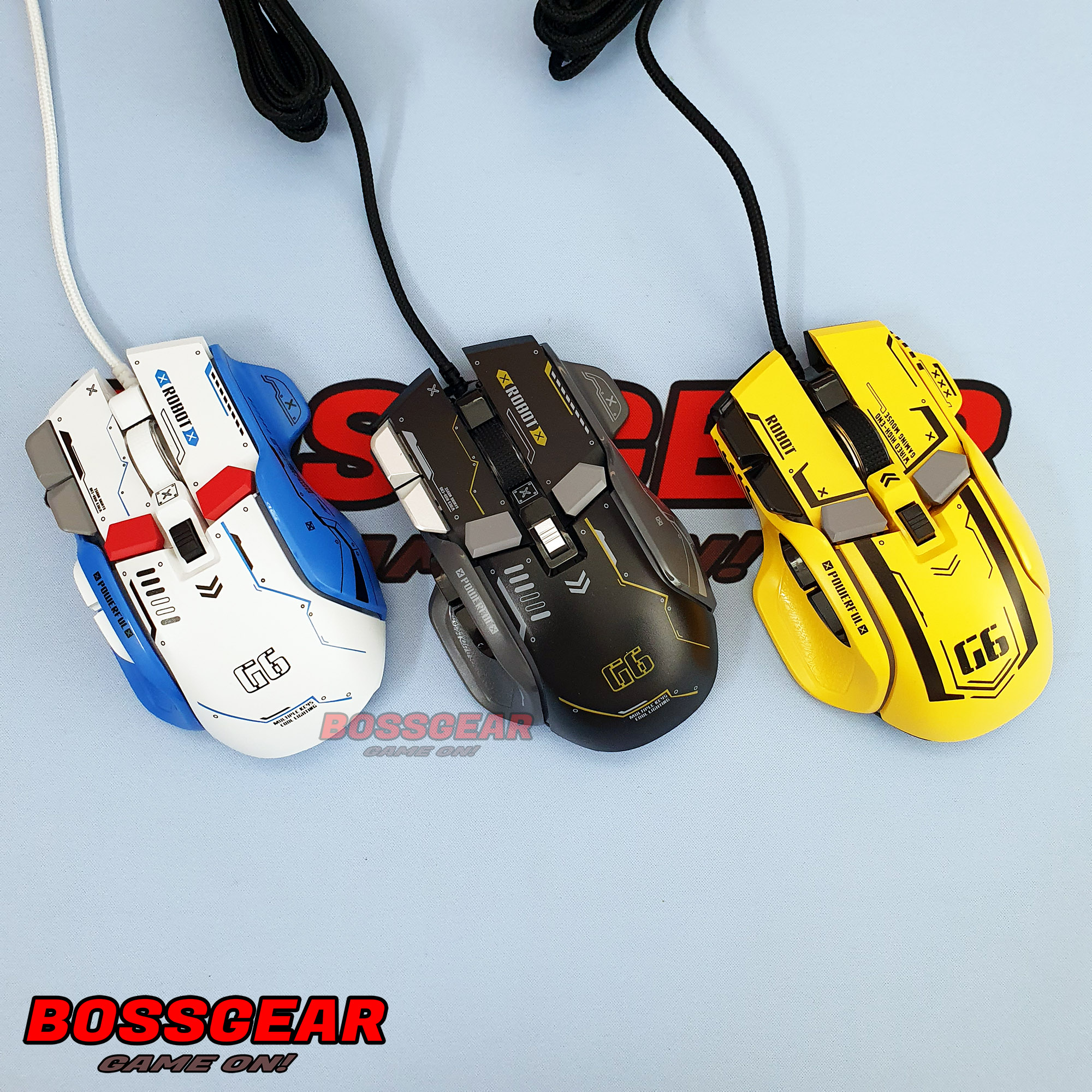 Chuột Gaming ROBOT G6 , LED RGB, 12000 DPI, Có phần mềm Macro