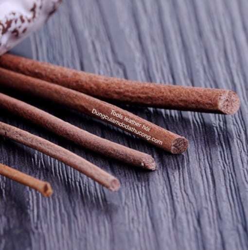 Dây da bò tròn - phụ kiện , phụ liệu làm đồ da handmade