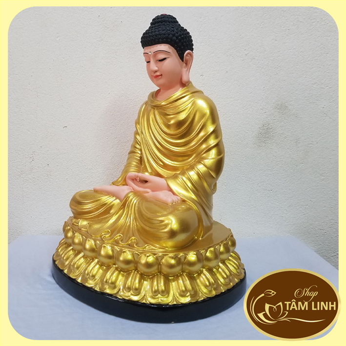 Tượng Phật Bổn Sư Thích Ca Mâu Ni - cao 30cm nhựa composite