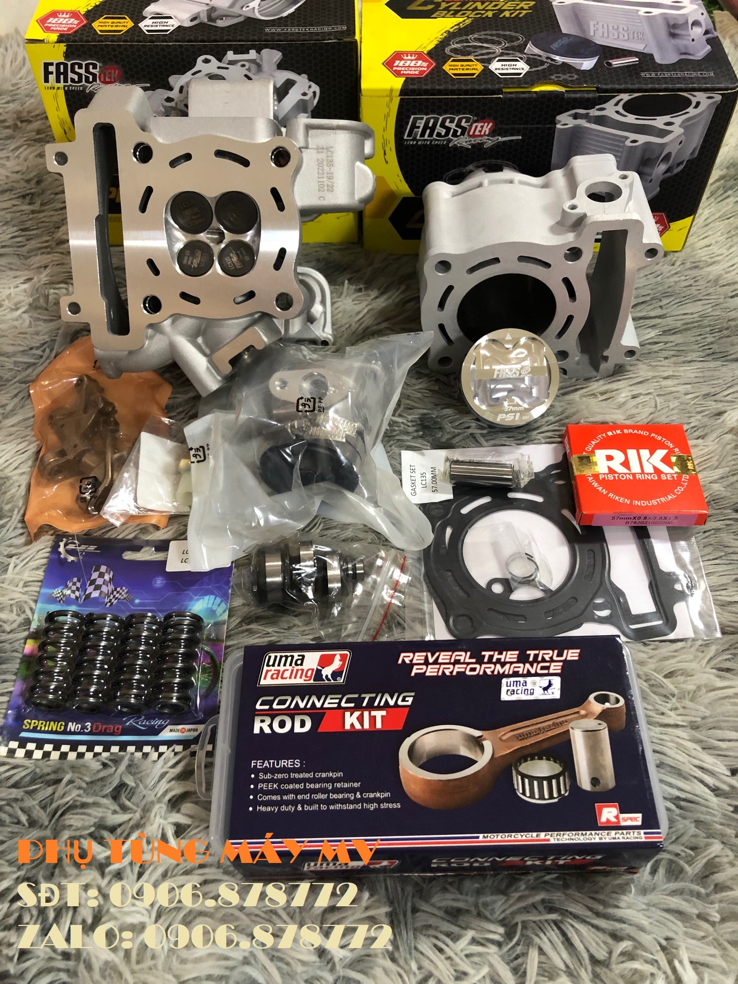 Combo 57zz bền nhẹ touring dành cho xe ex135/150. yêu thích ❤️❤️❤️