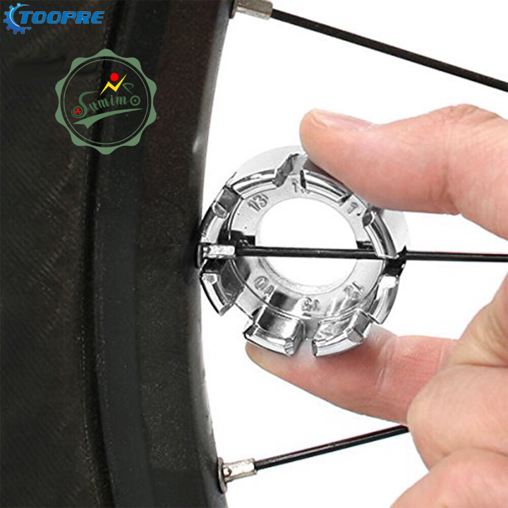 Chén rút căm xe đạp TOOPRE thép xi bạc